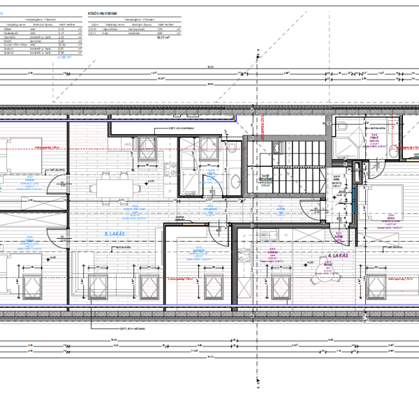 A épület: Tetőtér (4-5. lakás)