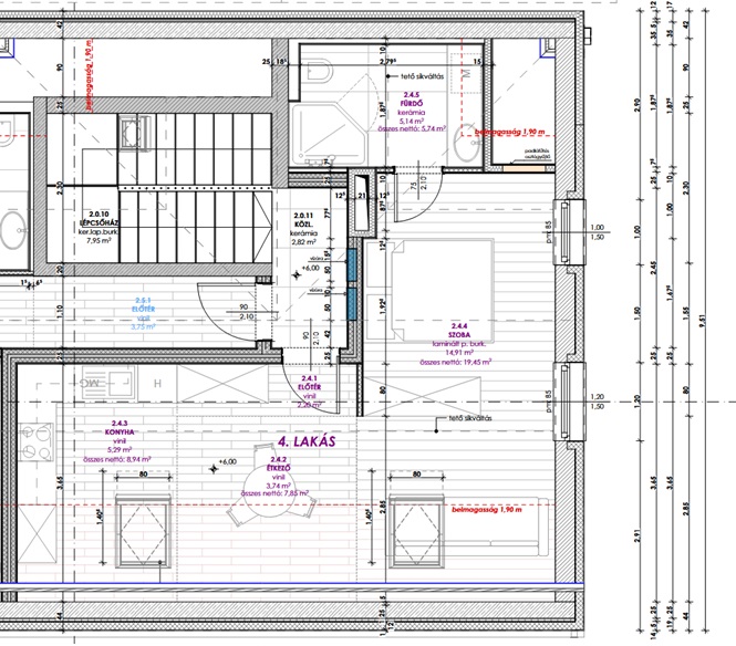 A épület: 4. lakás